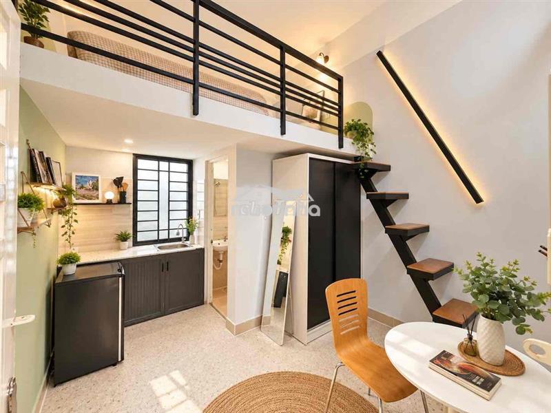 Phòng gác lửng – nguyễn văn đậu, bình thạnh - toà nhà bảo vệ - hầm xe