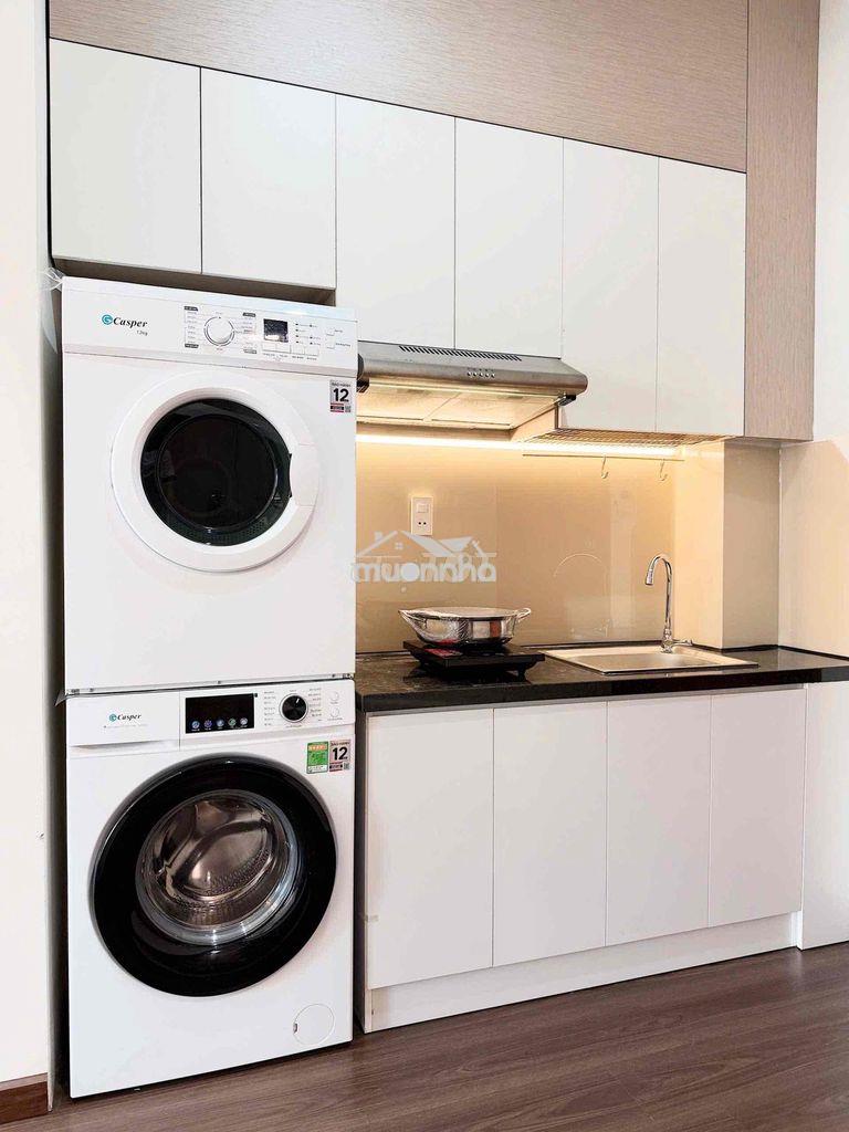 Căn hộ 1pn 40m2 mới 100% tách bếp - ký con q1, gần đh văn lang, metro - 2