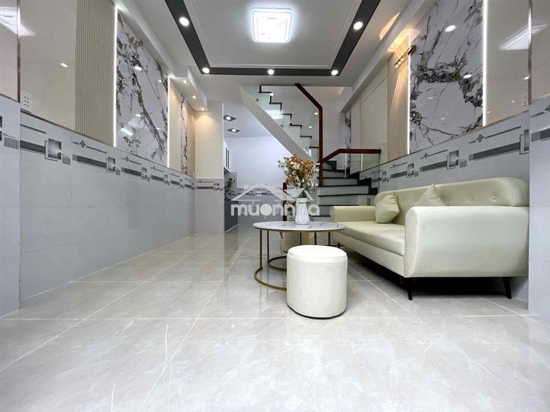 Nhà 1lầu đúc thật dt:3,5x8,5m 2tầng 2pn 2wc hẻm 2174 huỳnh tấn phát