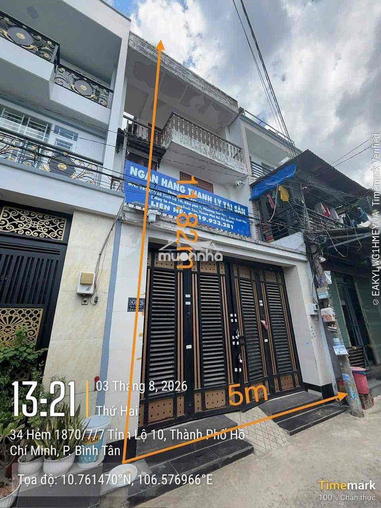 Ngân hàng thanh lý tài sản: tỉnh lộ 10, bình tân