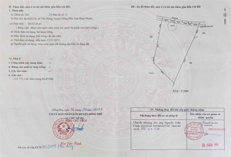 Chính chủ đang ngộp ngân hàng cần bán gấp 1.8 ha đất vườn