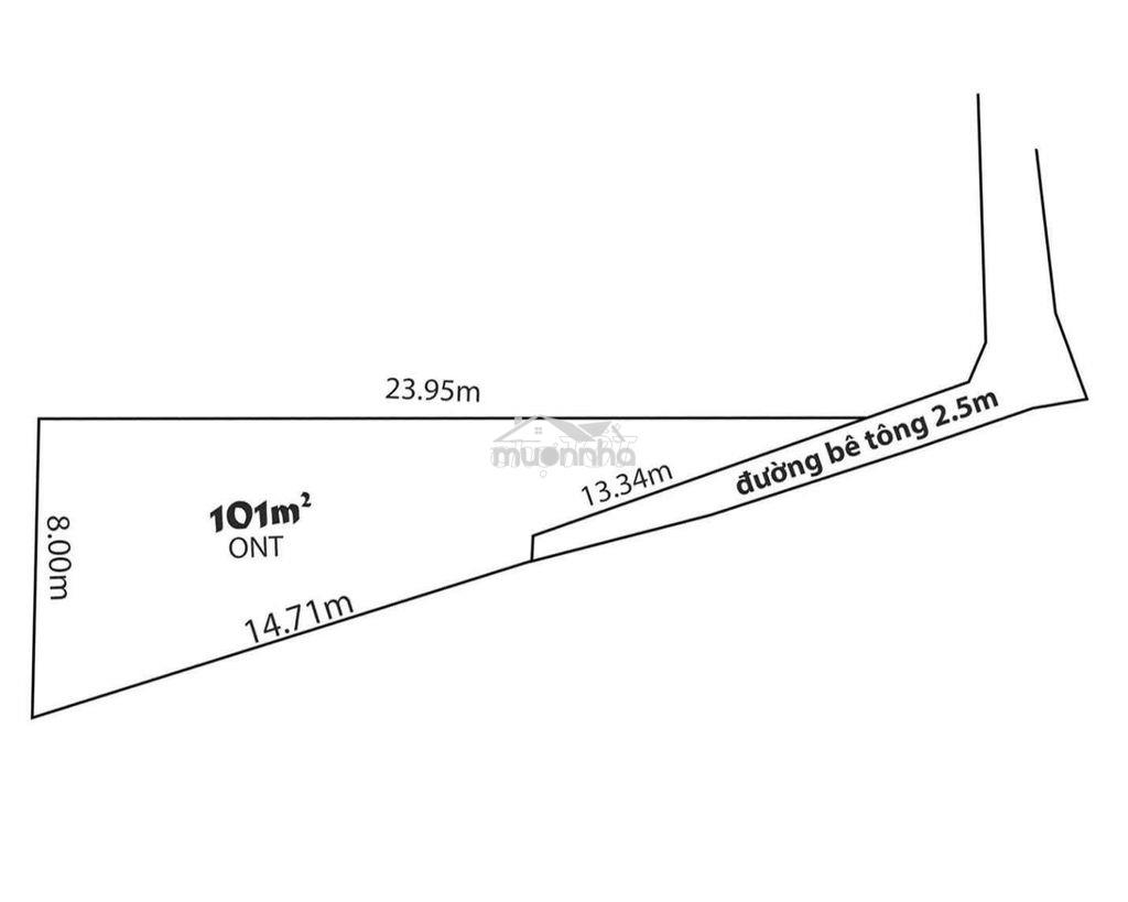 101m2 thổ nền cao đường bêtông ôtô 195 triệu tân trụ_long an giá ngộp - 4
