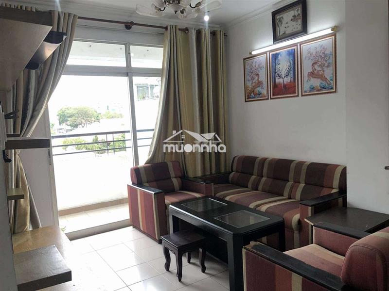 Cho thuê căn hộ phúc thịnh quận 5, dt : 74 m2, 2pn, giá : 10.5 tr/th