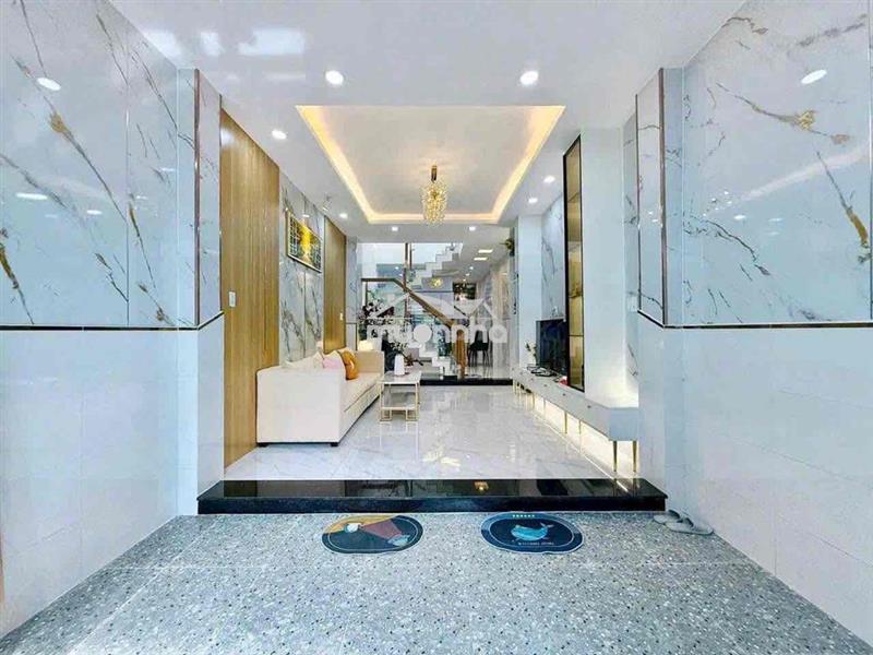 Nhà đẹp full nội thất(3,7x17m) 1lầu sân thượng sân xe 2pn 12tr