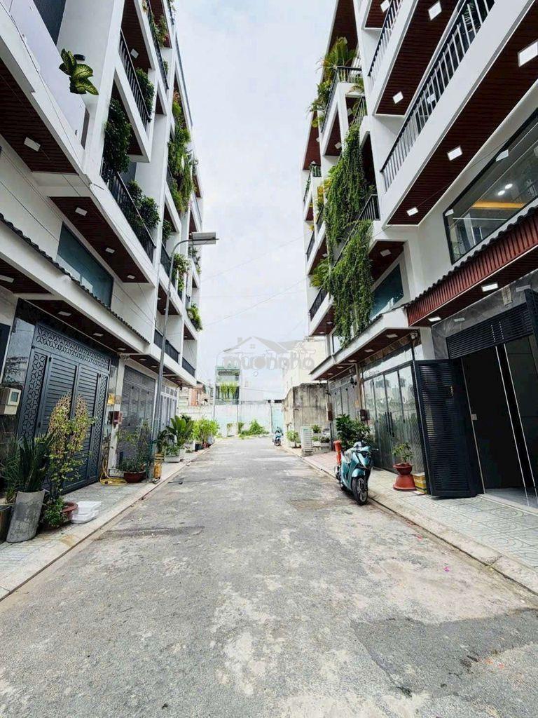 Nhà phố 4 tầng có thang máy hẻm 7m tân thới nhất 01. gần trường chinh - Ảnh 3