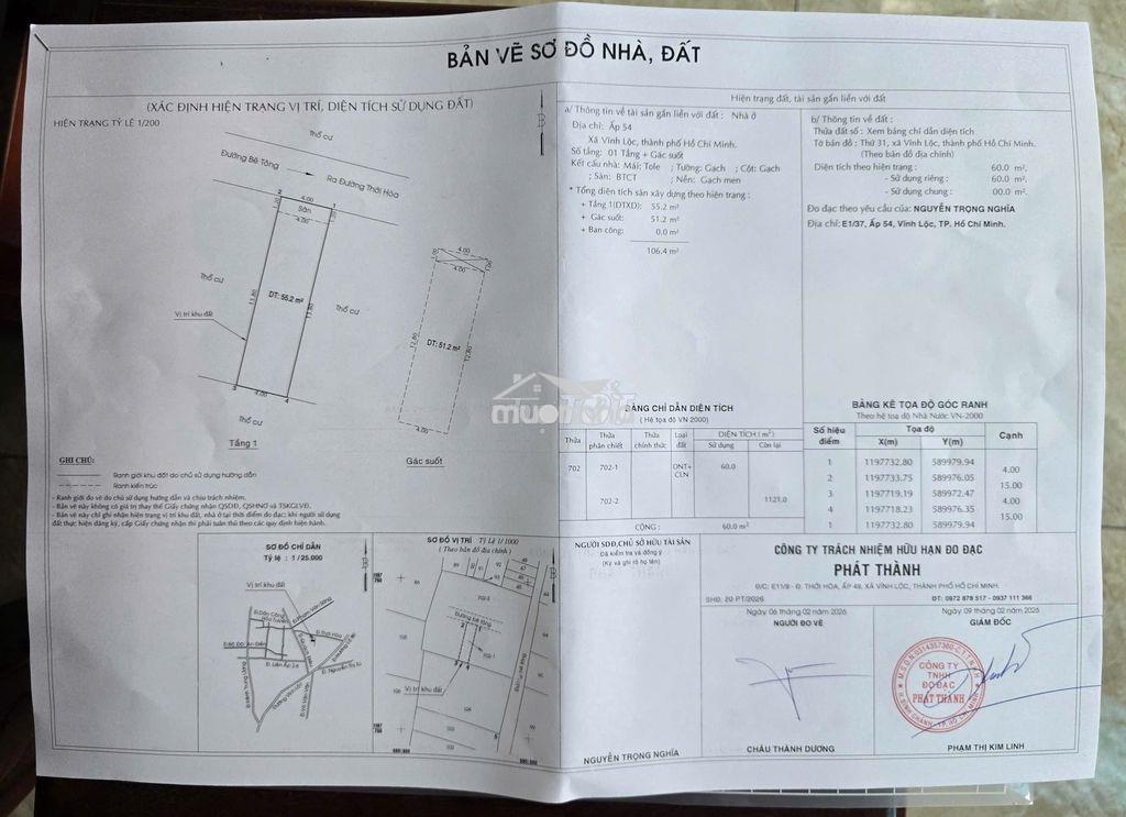 2% hh bán nhà 4x15m + đúc 12,8m – hẻm 4m – thới hòa, vĩnh lộc – 2,1 tỷ - Ảnh 3
