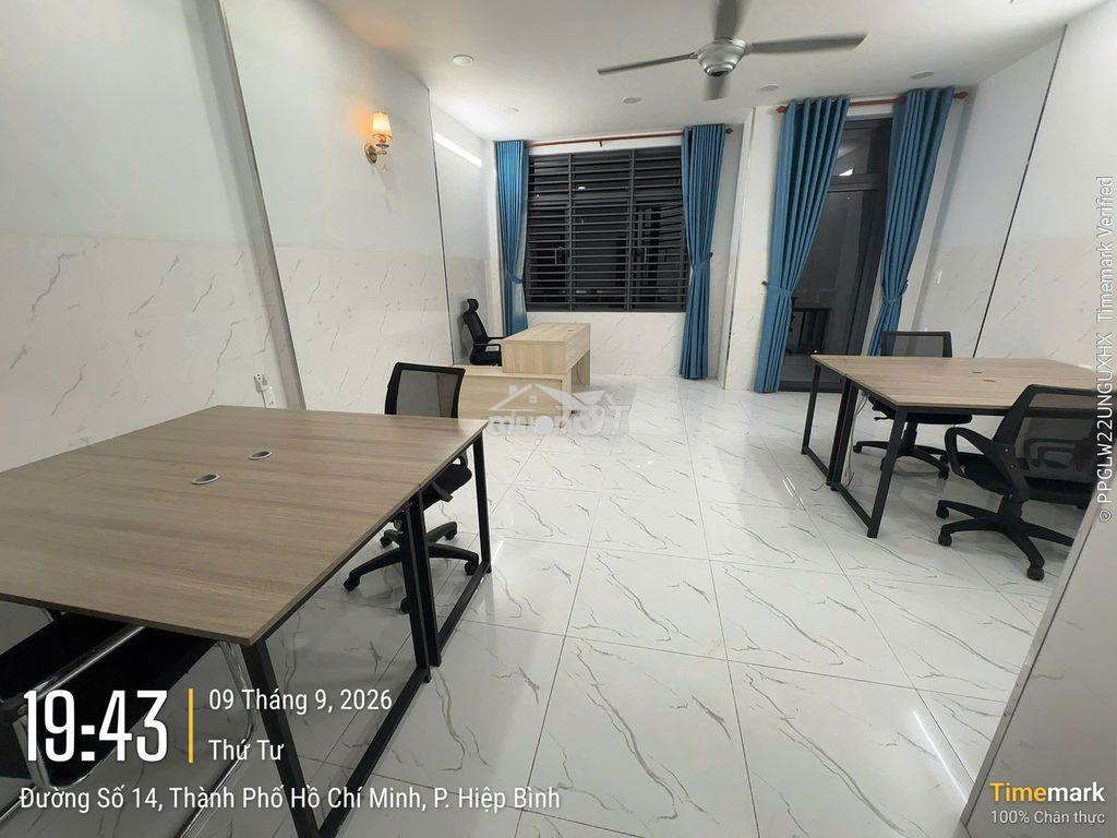 Kđt vạn phúc city. cho thuê văn phòng 35m2 full nội thất 7.5tr - Ảnh 3