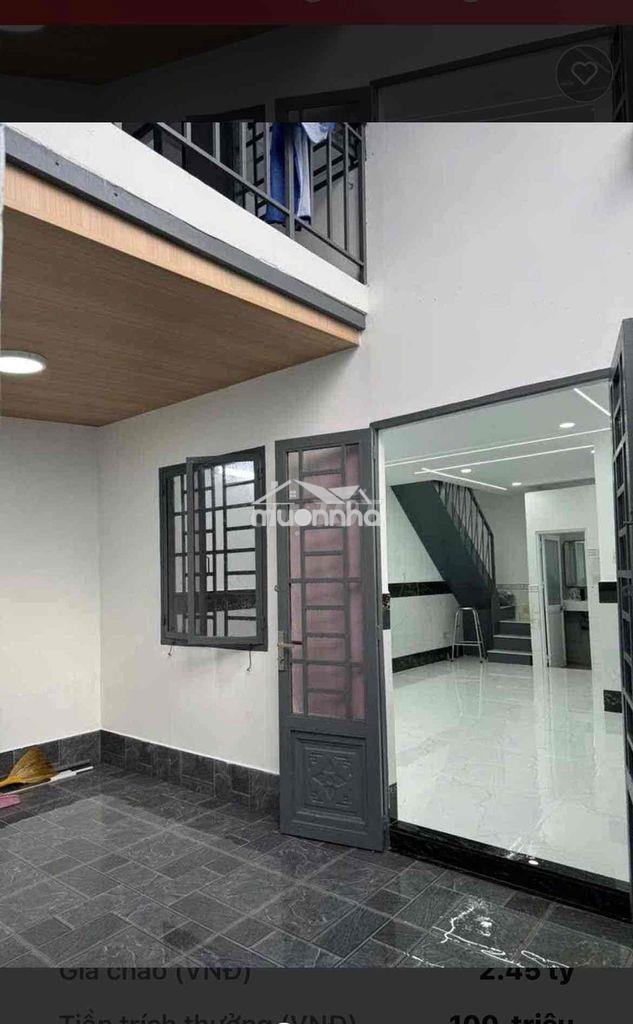 Bán nhà hẻm ô tô lê văn khương-quận 12