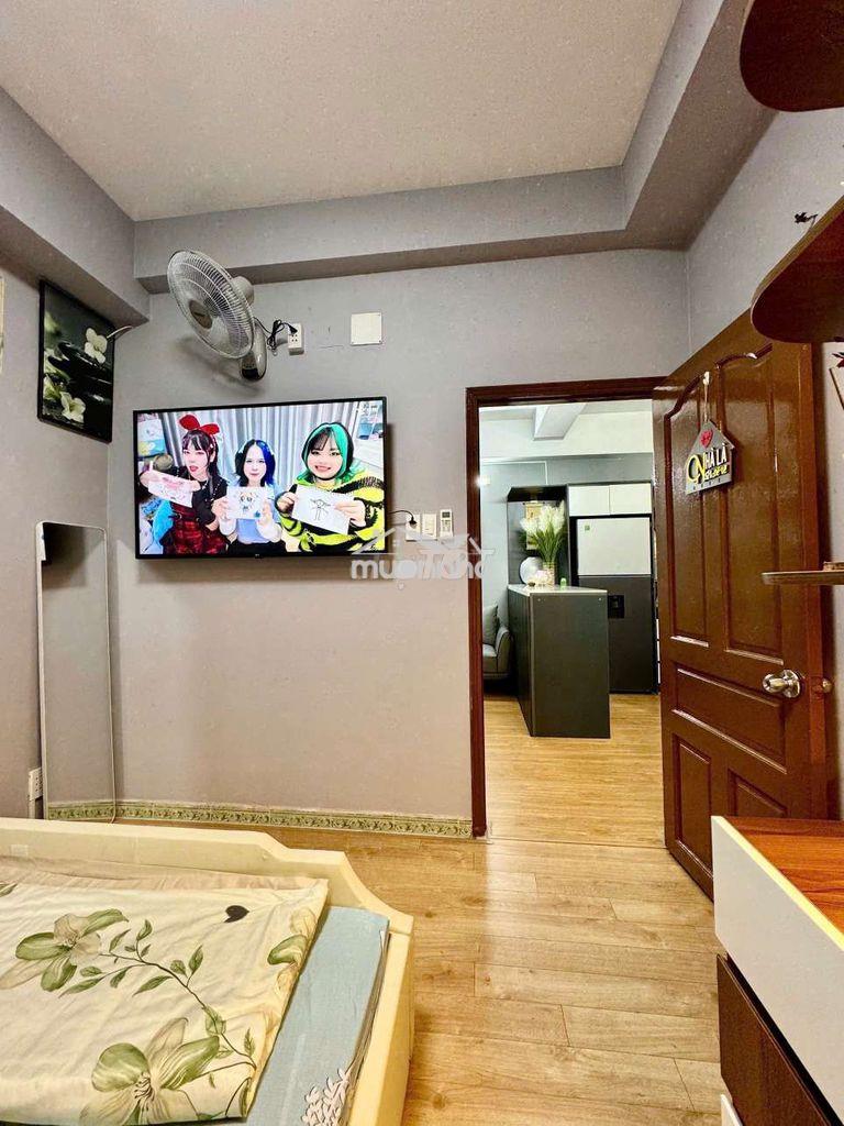 Bán căn hộ 2pn có sổ hồng đầy đủ nội thất đường bà hom phường 13 q6  - 3