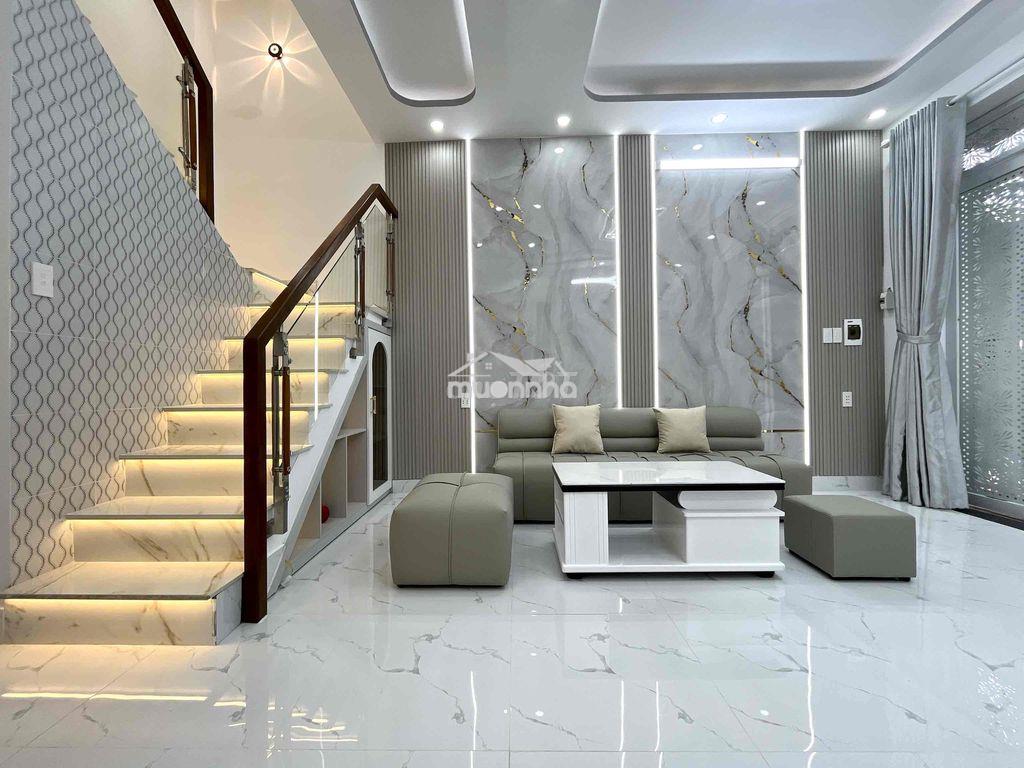 Hẻm ô tô cách nhà 50m dt:4x7m 2tầng 2pn hẻm 1942 huỳnh tấn phát - 2
