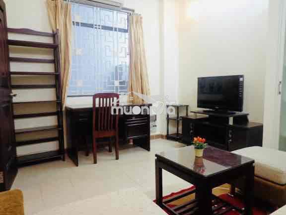 Căn hộ dịch vụ đầy đủ nội thất 1 phòng ngủ