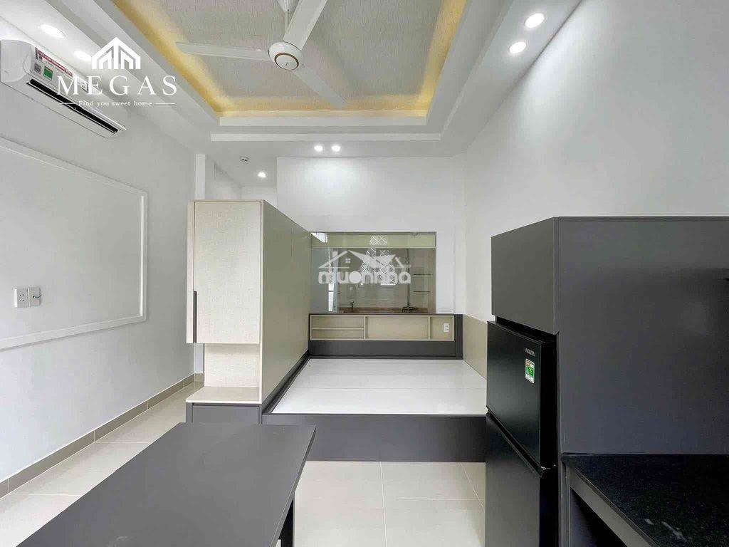 Cho thuê căn hộ ban công mới 100% full nội thất ở cmt8 q10 - bắc hải - Ảnh 3