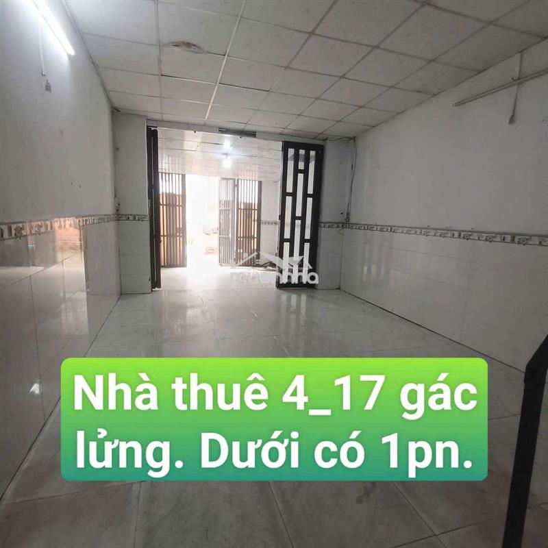Nhà thuê 4*17 gác lửng đường 6d gần đường lại hùng cường vĩnh lộc b.