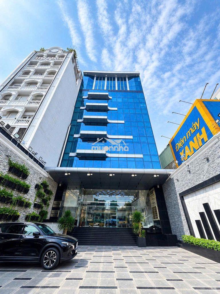 Tòa nhà mt hoàng diệu q4 10x20m hầm + 7 tầng, thang máy, pccc, 220tr