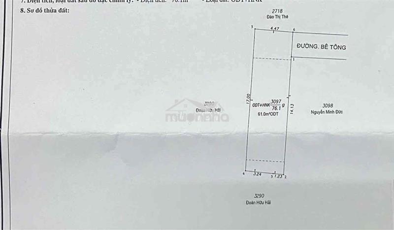Kế trần hưng đạo - 2 tầng - 76m2 - hẻm 4m- 3,1 tỷ