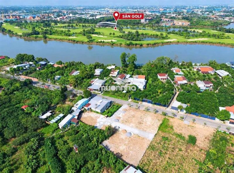 Đất mặt tiền đường nhựa 20 mét-view sông thoáng mát - gần  biên hòa