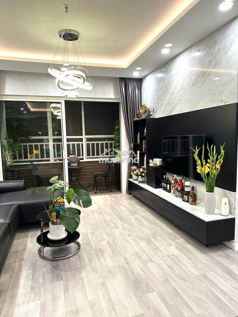Bán căn hộ chung cư satra eximland, 2 phòng ngủ, lầu cao view đẹp. - Ảnh 2