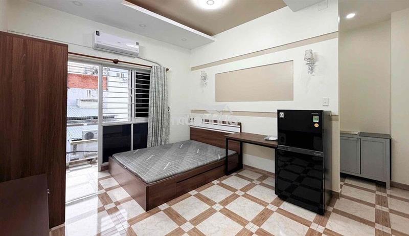 Căn hộ mini studio ban công - ngay ngã tư bốn xã, hoà bình, phan anh