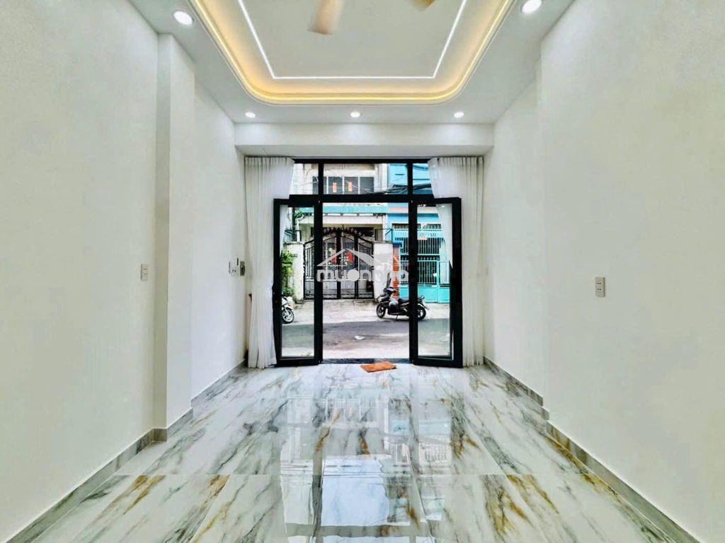 Nhà mới ở ngay trần hưng đạo, 4 tầng , 4pn, tặng nội thất, hẻm xe tải - Ảnh 2