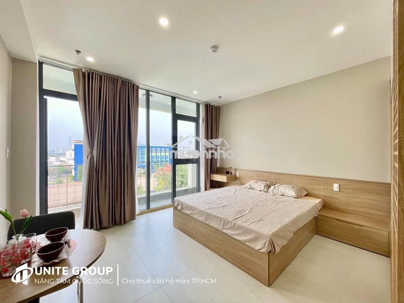 Cho thuê căn hộ/studio/1pn q7_ new 100%_ ban công_ gần rmit,tdtu,lotte