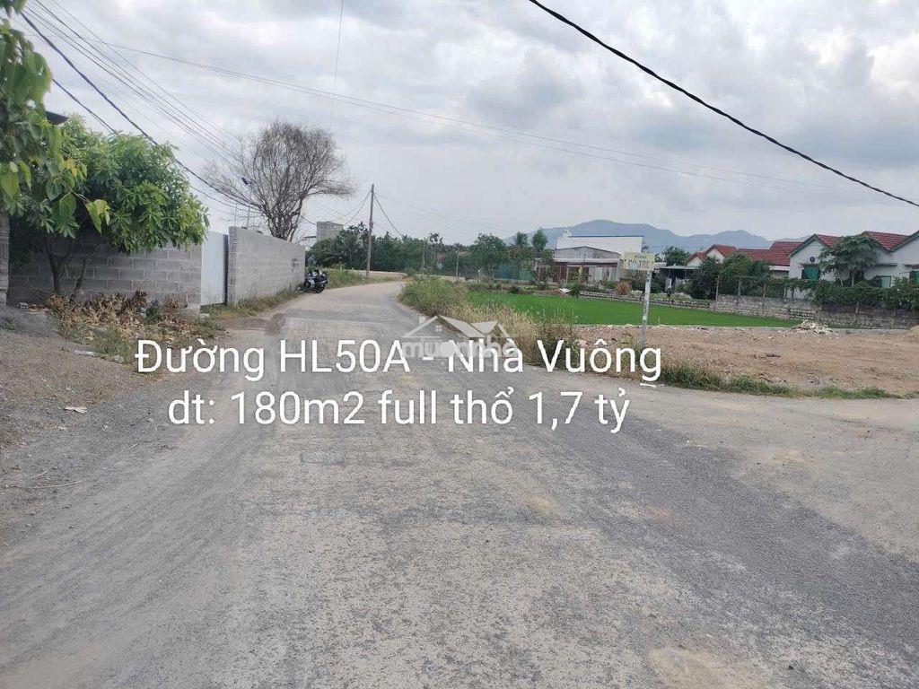 Hạ giá thẳng 300 triệu lô đất 180m2 mặt đường hl50a - nhà vuông - Ảnh 2