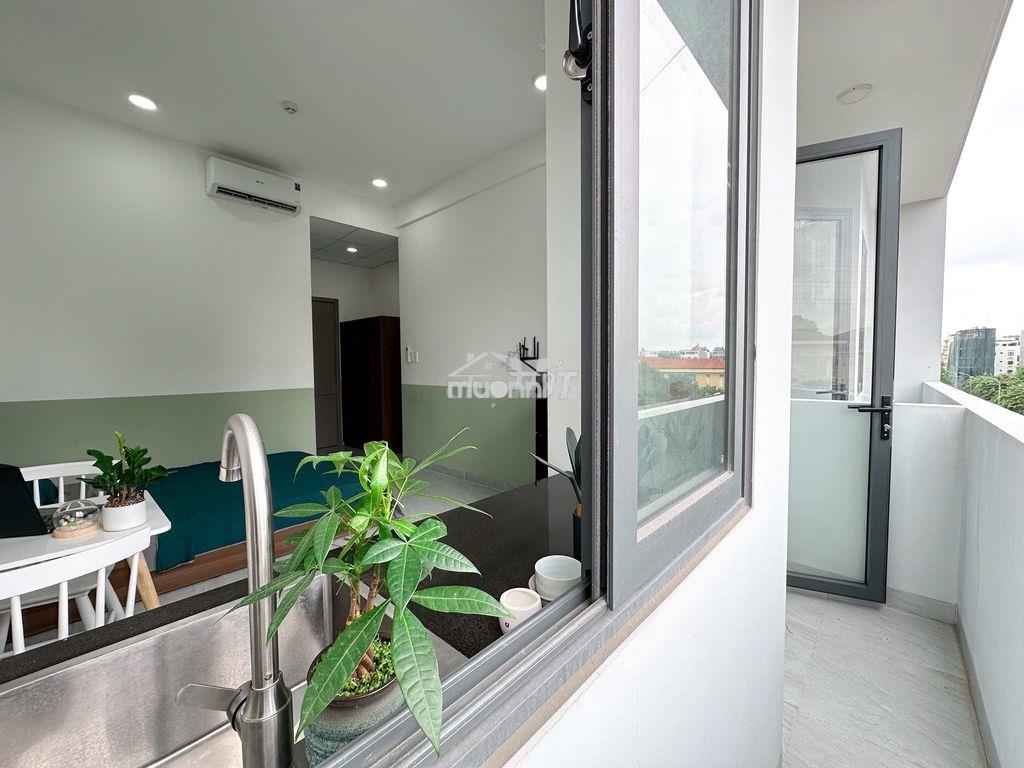 Studio full nội thất mới keng tách bếp ban công riêng - đảo kim cương - Ảnh 3