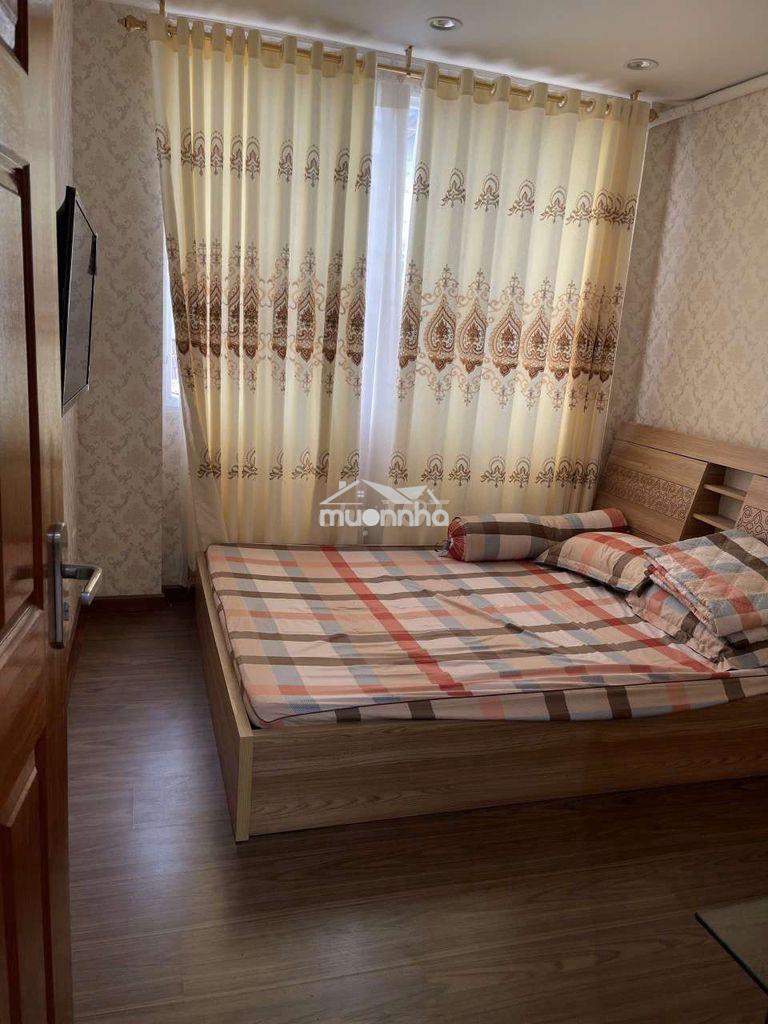 Nhà mới trệt 2 lầu sân thượng, 2pn 3vs, đầy đủ nội thất