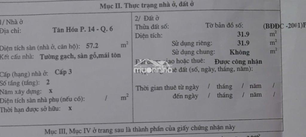 Bán nhà hẻm 3.5m tân hóa, 32m2, 1 lửng tiện xây mới, giá 3.2 tỷ! - Ảnh 2