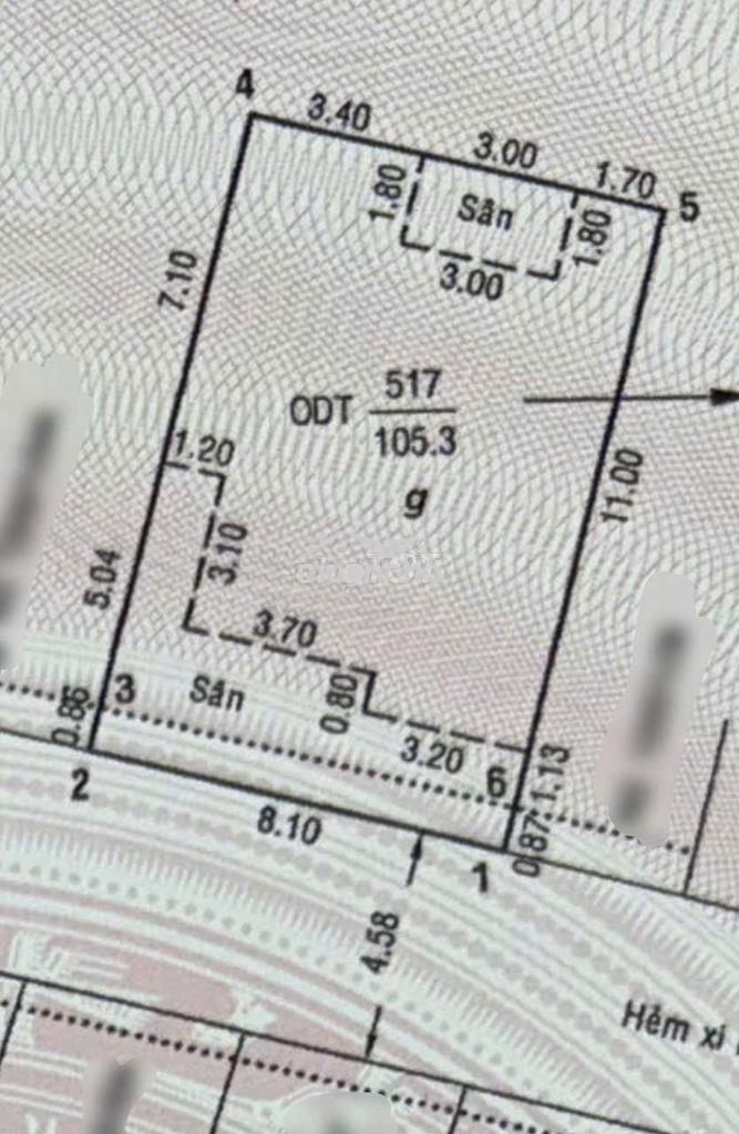 Phú thuận - quận 7: nhà 106m² – ngang 8m – hẻm 4,5m – huỳnh tấn phát - Ảnh 3