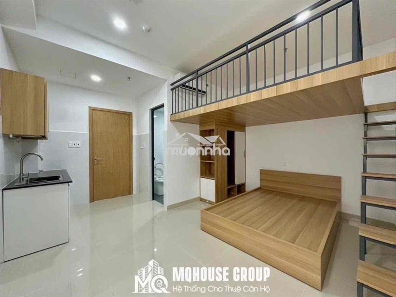 Duplex 2 không gian ngủ ngay cổng sau đh văn lang, emart phan văn trị