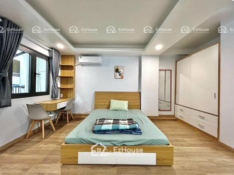 Căn hộ 1 phòng ngủ bình thạnh, full nội thất, ban công, máy giặt riêng, gần q1, q3, phú nhuận
