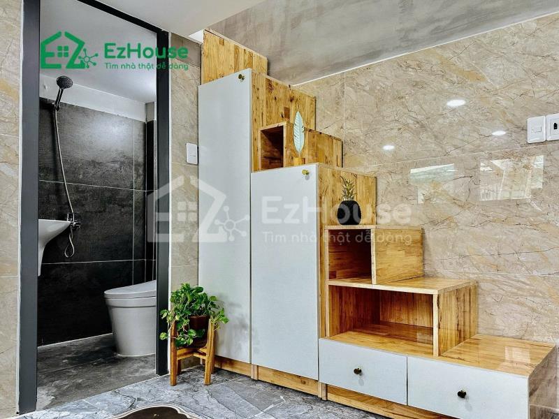 Phòng trọ dạng gác full nội thất, ban công view mặt tiền siêu đẹp p. tân sơn nhì gần đại học huit ,vhu ,gần trục lũy bán bích ,âu cơ– không gian hiện đại, thoáng mát, giá tốt - Ảnh 4