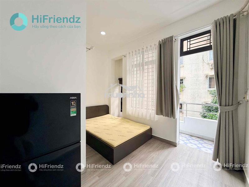 🔥Phòng studio ban công full nội thất_gần cv gia định