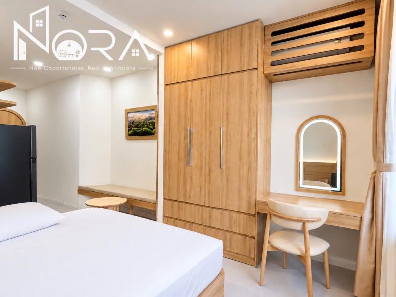 Căn hộ 1 phòng ngủ bình thạnh, mới xây, full nội thất, có ban công, máy giặt riêng, gần phú nhuận, q1, q2,... - Ảnh 4