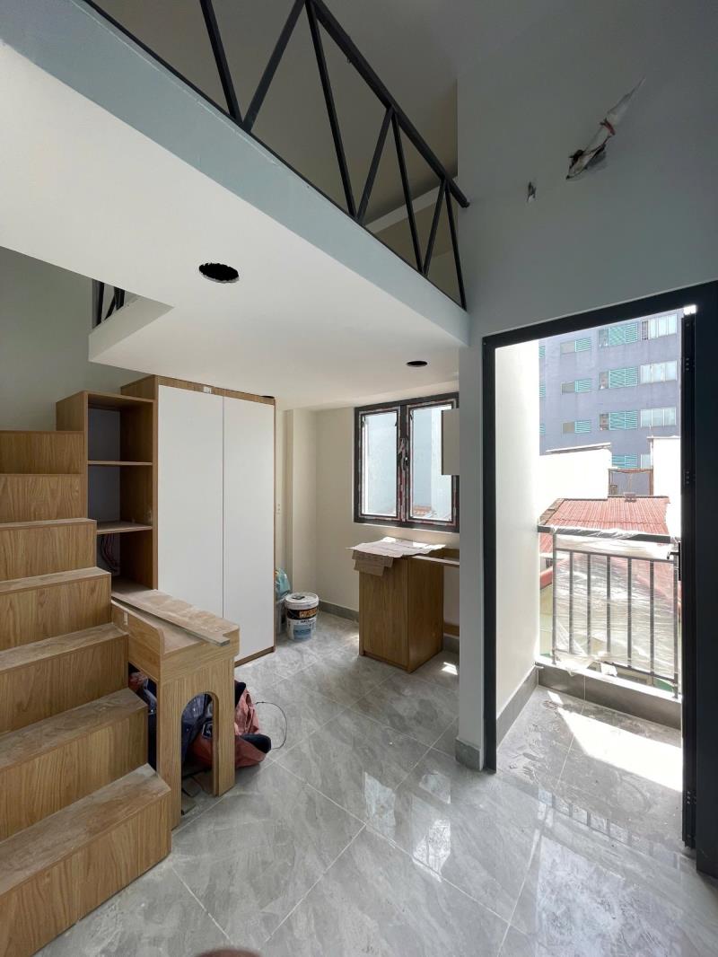Cho thuê căn hộ duplex (gác) ban công & máy giặt riêng (gần bình thạnh - q.1) | xô viết nghệ tĩnh, bình thạnh