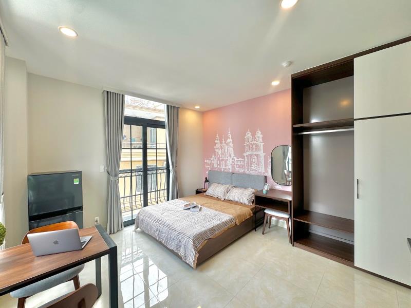 Cho thuê căn studio cực đẹp hiện đại nhà mới ngay sân bay