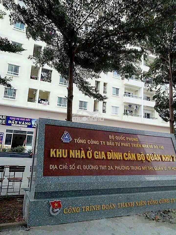 Cho thuê căn chung cư quân khu 7 đủ nội thất 
