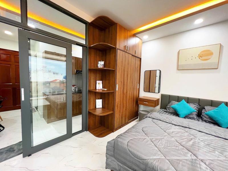 Căn hộ 1pn 48m2 ban công rộng, view thoáng nguyễn văn đậu, bình thạnh gần chợ bà chiểu, hutech, uef, vlu, iuh, ftu - Ảnh 3