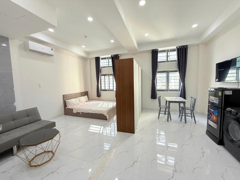 Khai trương căn hộ mới nhiều cửa sổ bếp xa máy giặt riêng full mội thất đường xô viết nghệ tĩnh gần hàng xanh tiện quan quận 1, quận 2