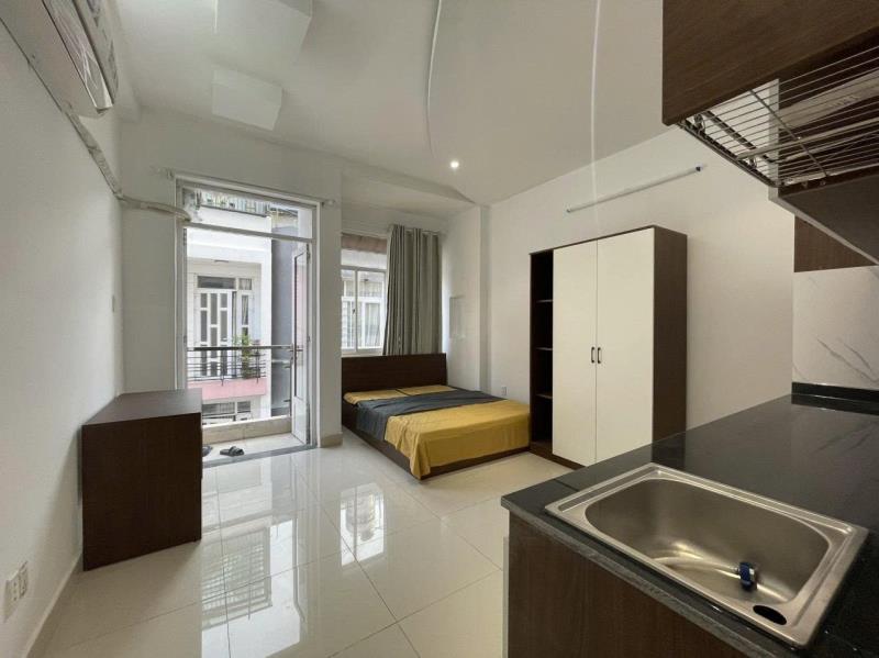 Căn hộ mini ban công + máy giặt riêng gần chợ bà chiểu – tăng bạt hổ, bình thạnh