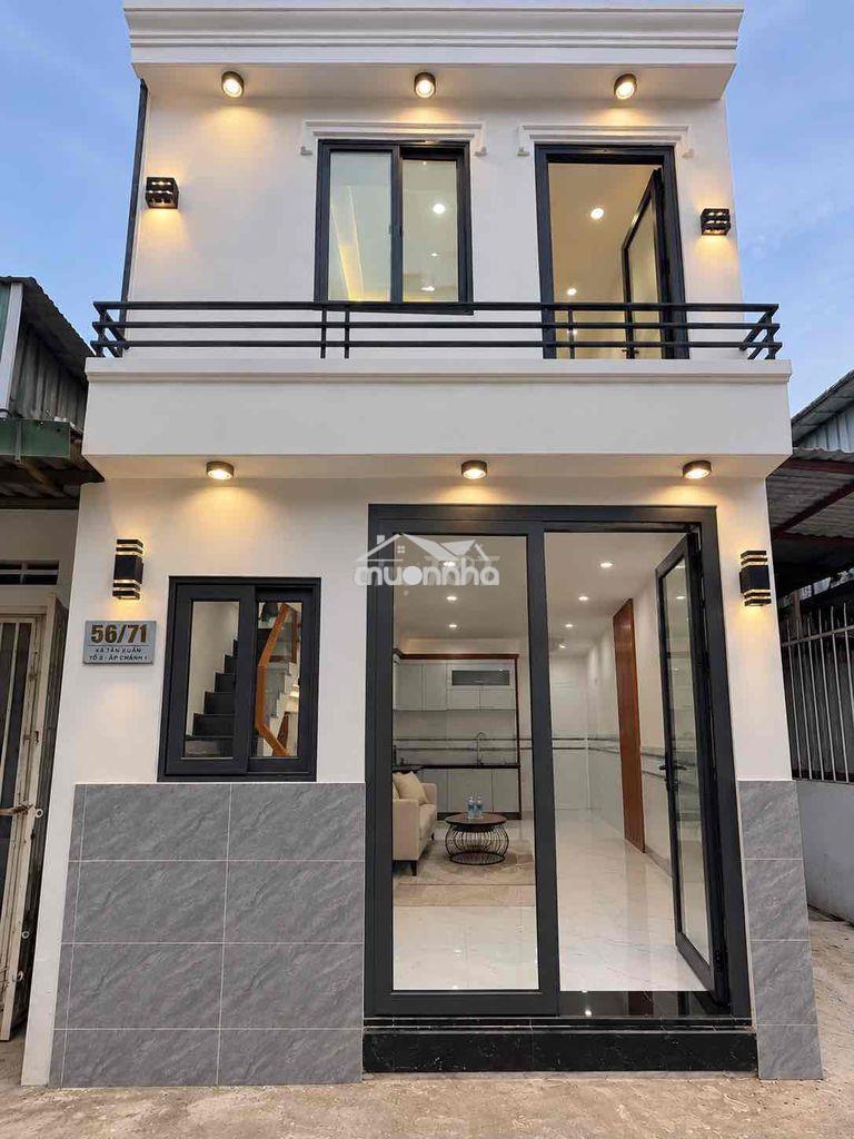 Em chính chủ cần bán căn nhà trệt lầu tân xuân hóc môn - Ảnh 2