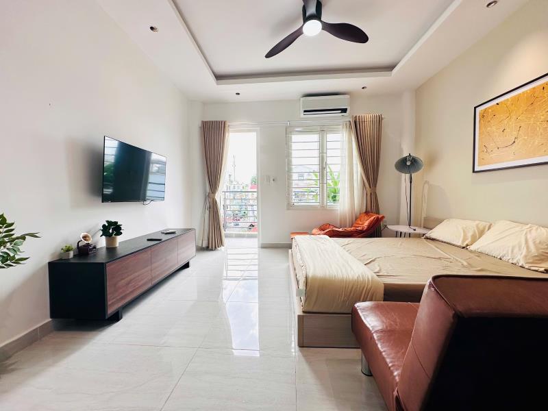 Cho thuê phòng trọ 1pn, 2pn, studio gần sân bay, cv gia định, full nội thất thang máy - Ảnh 2