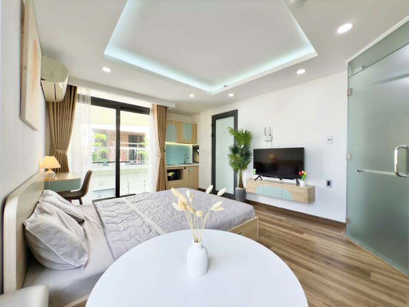 Cho thuê căn hộ studio lê văn sỹ quận 3 - full nội thất - gần đường trần quang diệu, đại học mở, cầu lê văn sỹ, bờ kè hoàng sa - trường sa