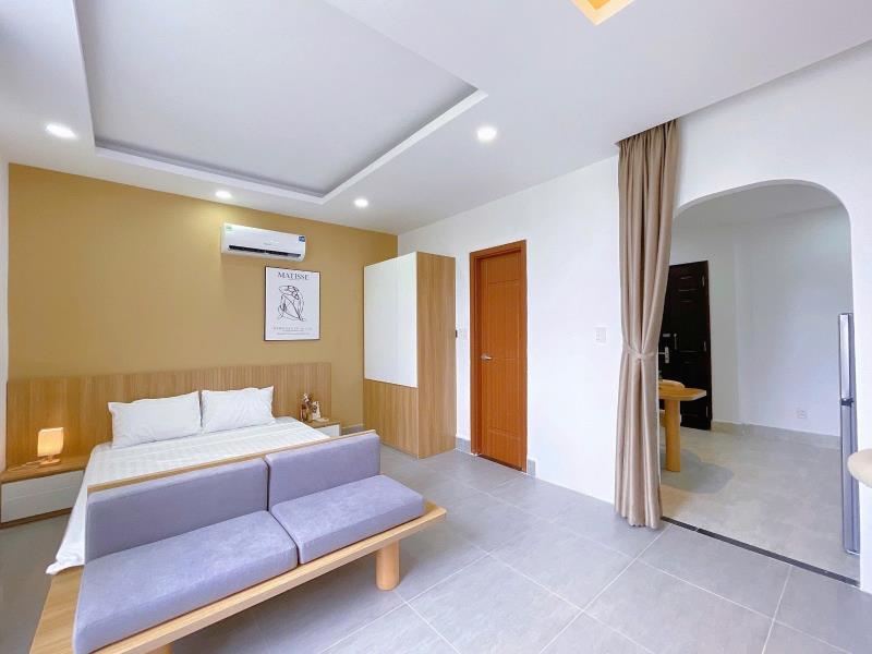 1 phòng ngủ 50m2 ban công thoáng full nội thất mới ngay hàng xanh giáp quận 1- điện biên phủ, bình thạnh  - Ảnh 3
