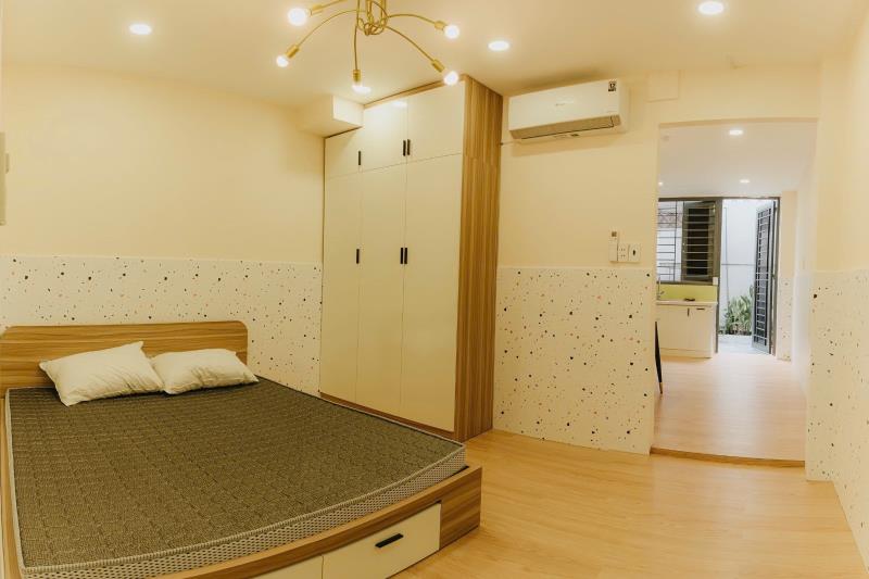 Cho thuê căn hộ rộng rãi có khu bếp lớn và cửa sổ thoáng mát full nội thất đường xô viết nghệ tĩnh quận bình thạnh, sát q1
