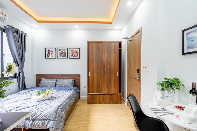 Cho thuê căn hộ cửa sổ trời đinh bộ lĩnh gần ngã tư hàng xanh - Ảnh 4