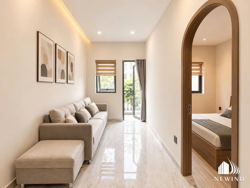 Căn hộ 1pn ban công siêu thoáng ngay chu văn an – gần chợ bà chiểu