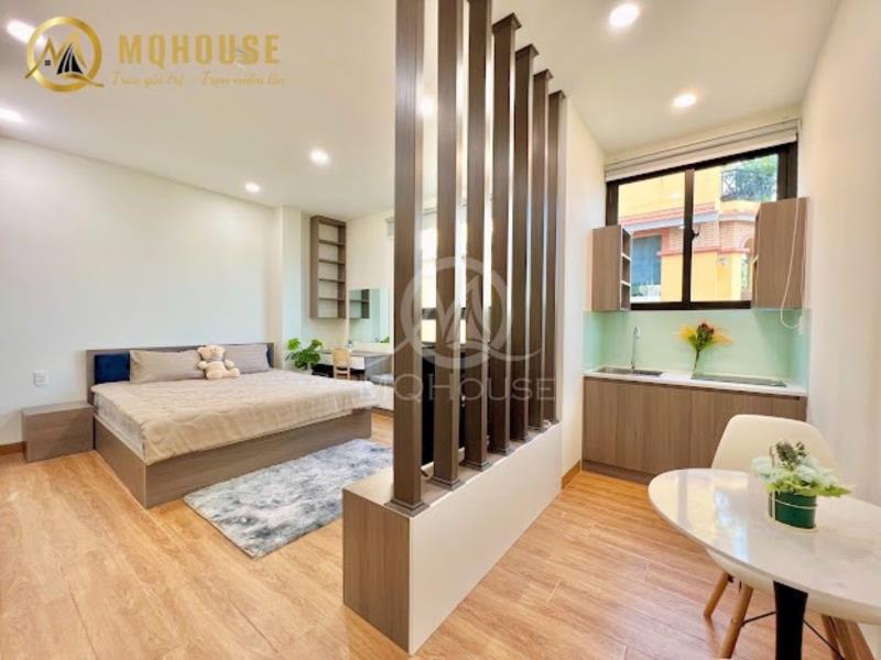 Cho thuê căn hộ stuido tách bếp rộng- giáp sân bay tsn - cv gia định- bệnh viện tâm anh- thuận tiện di chuyển quận 1,3,5,10