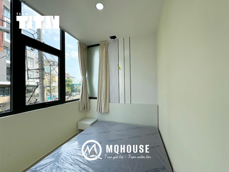 Cho thuê căn hộ 1 phòng ngủ tách bếp 40m2, cửa sổ thoáng, full nội thất, máy giặt riêng - ngay lê quang định gần chợ bà chiểu, bình thạnh - Ảnh 2