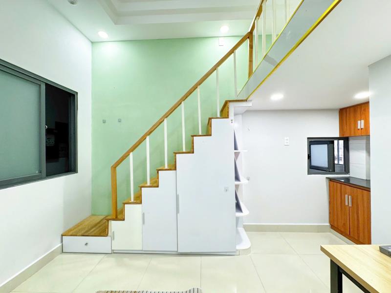 Khai trương duplex nội thất thiết kế - cầu thang kết hợp tủ - cửa sổ trời | ngay khu k300 - nhà ga t3 cộng hòa - hoàng hoa thám - công viên hoàng văn thụ